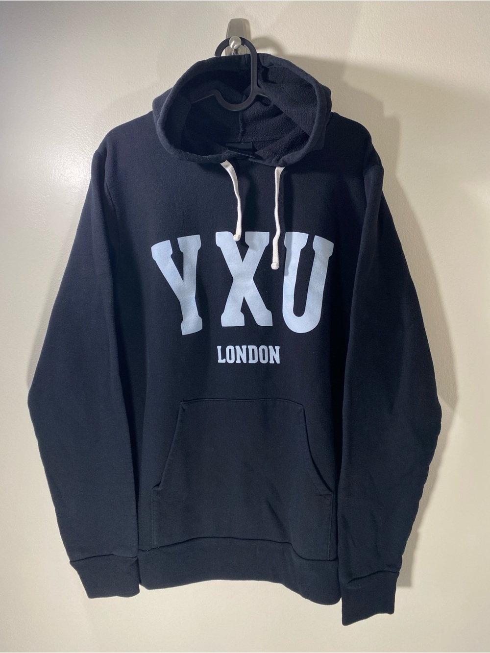 Illbury & Goose YXU London Black Hoodie Medium